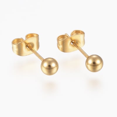 BASE DE ARO ACERO INOX. TOPITO BALIN 4MM