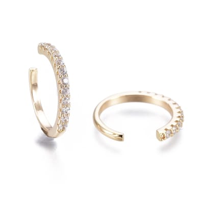 CUFF LINEA DE ZIRCONES 14MM
