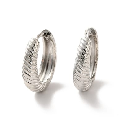 PENDIENTES B/PLATINO CROISSANT 30MM1