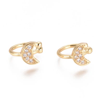 CUFF LUNA CON ZIRCONES T/BALIN