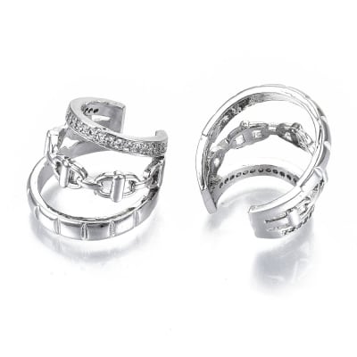 CUFF TRIPLE CON ZIRCON TIMON 16MM