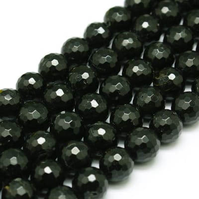 TURMALINA NEGRA FACETADA TIRA 6MM1