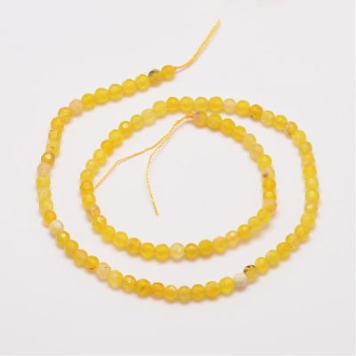 AGATA FACETADO ORO TIRA 4MM