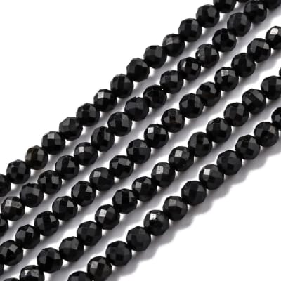 TURMALINA NEGRA FACETADA TIRA 3MM1