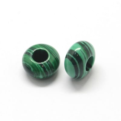 CHARMS MALAQUITA SINT. 14X8MM2