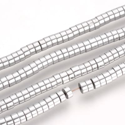 HEMATITA HEISHI DISCO PLATINADO 4X2MM1