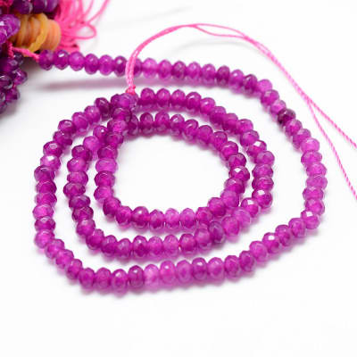 JADE FACETADO VIOLETA OSCURO TIRA 2X4MM