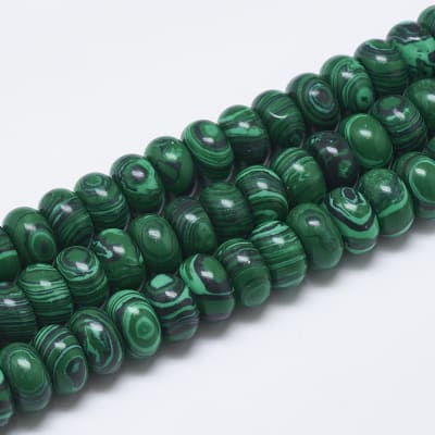 MALAQUITA SINT. DISCOS 10X6MM