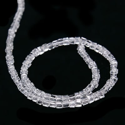 CRISTAL AUSTRIACO POR TIRA CUBO TRANSPARENTE 2X2