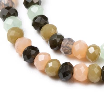 CRISTAL AUSTRIACO POR TIRA 2MM IMIT. JADE COLORES TIERRA