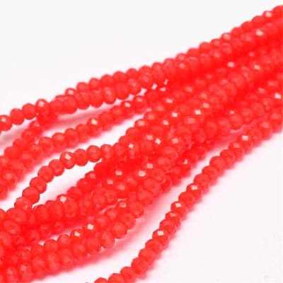 CRISTAL AUSTRIACO POR TIRA 3.5MM CORAL