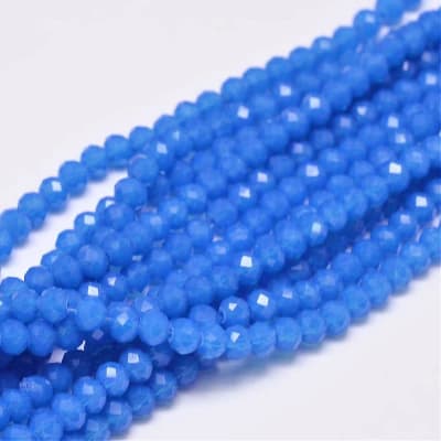 CRISTAL AUSTRIACO POR TIRA 4X3MM AZUL REAL 21