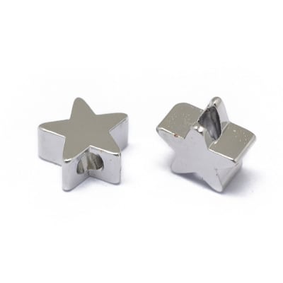 PASADOR  ESTRELLA B/PLATINO 6X3MM