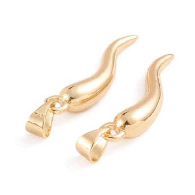 COLGANTE B/ORO CORNICELLO ITALIANO 26X6MM1
