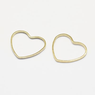 FIGURA B/ORO CORAZON 12X14MM