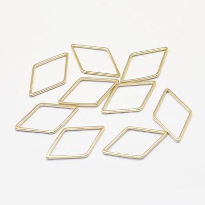 FIGURA B/ORO ROMBO 23X13MM1