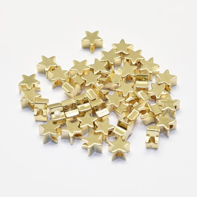 PASADOR B/ORO ESTRELLA 5MM