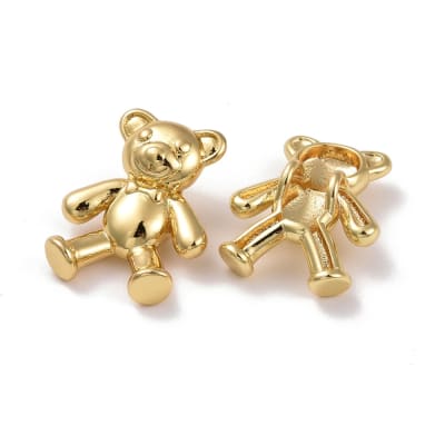 COLGANTE B/ORO OSO DE PELUCHE 20X16MM1