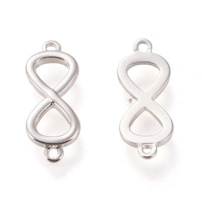 CONECTOR BAÑO DE PLATINO INFINITO 16X6MM1