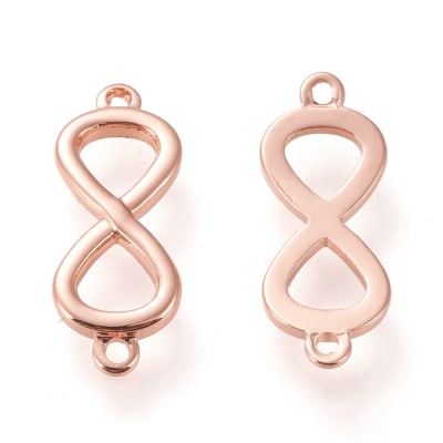 CONECTOR B/ORO ROSA INFINITO 16X6MM1