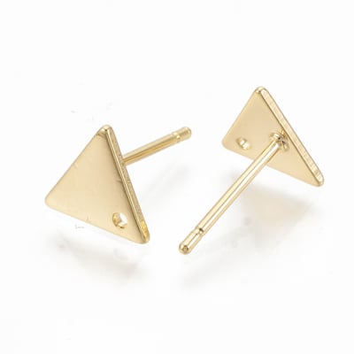 BASE DE ARO B/O TRIANGULO PLANO 7X8MM