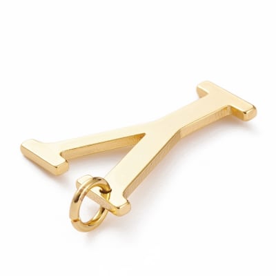 COLGANTE B/ORO LIGERO INICIAL Y 27X22MM1