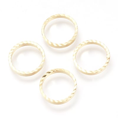 FIGURA B/ORO CIRCULO TEXTURIZADO 15MM