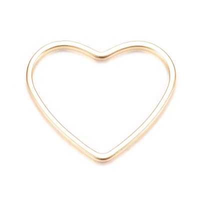 FIGURA B/ORO CORAZON 42X50MM