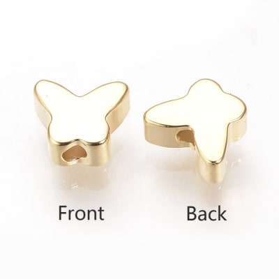 PASADOR B/ORO MARIPOSA PEQ. 5X6MM1