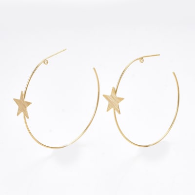 BASE DE ARO B/O ARGOLLA CON ESTRELLA 45MM