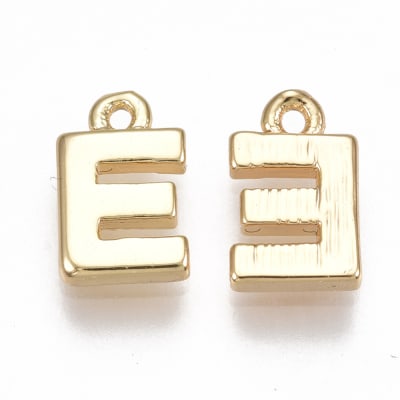 COLGANTE B/ORO INICIAL MINI E 8X5MM1