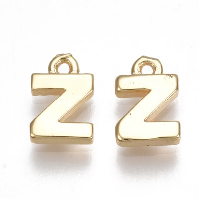 COLGANTE B/ORO INICIAL MINI Z 8X5MM