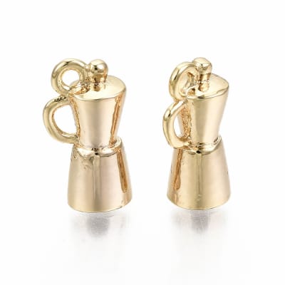 COLGANTE B/ORO CAFETERA 13X7MM1