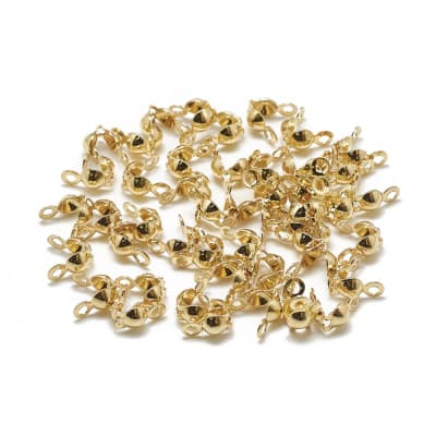 TAPA NUDO B/O 18K 7X4MM AGUJ:1MM