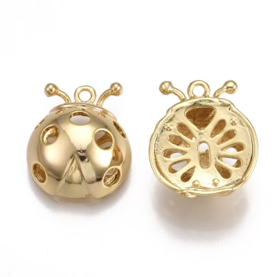 COLGANTE B/ORO MARIQUITA 20X17MM