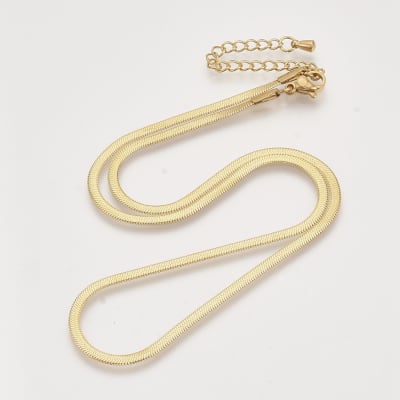 CADENA LISTA B/ORO CINTA CON EXTENSION