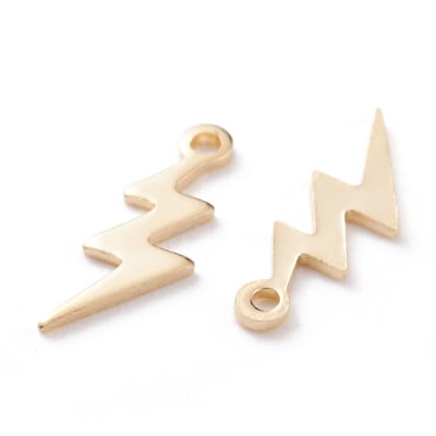 MINI DIJE B/ORO RAYO 12X4MM