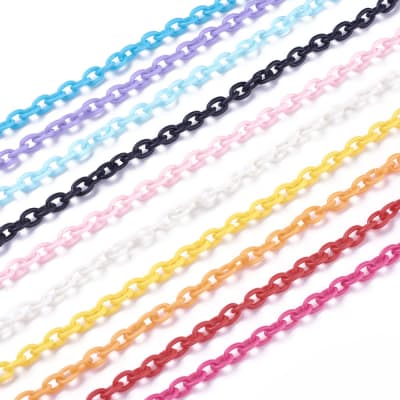 CADENA ACRILICA COLOR MEZCLADO 6MM