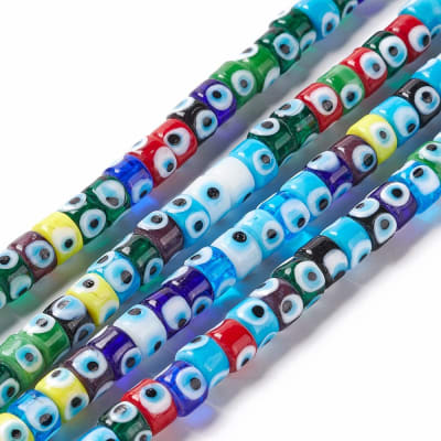 CRISTAL MURANO OJO TURCO COLORES 8X5MM