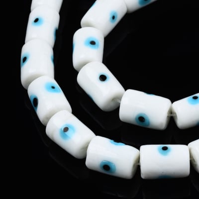 PASADOR  COLUMNA OJO MURANO BLANCO