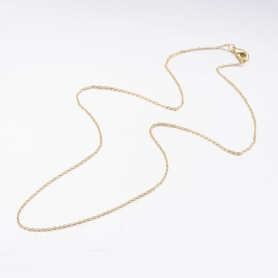 CADENA LISTA B/ORO MINI ESLABON 1