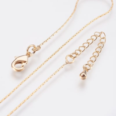 CADENA LISTA B/ORO HILO 0.7MM  1