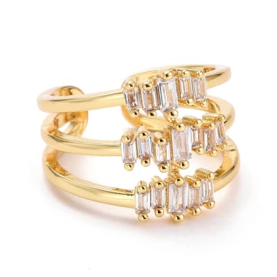 ANILLO AJUSTABLE TRIPLE ZIRCON B/ORO CON ZIRCONES2