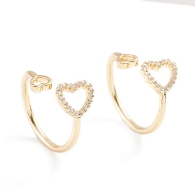 ANILLO AJUSTABLE DOBLE CORAZON CON ZIRCONES1