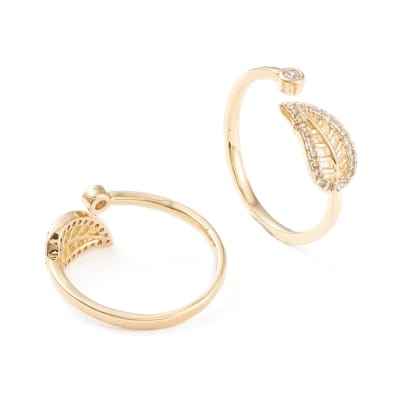 ANILLO AJUSTABLE HOJA CON ZIRCONES2