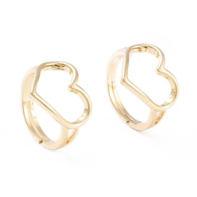ANILLO AJUSTABLE CORAZON HUECO B/O1