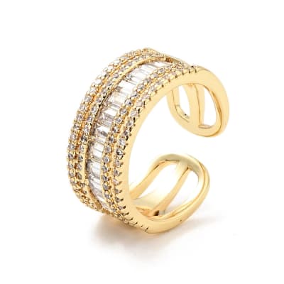 ANILLO AJUSTABLE TRIPLE B/ORO CON ZIRCONES VERTICALES3