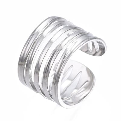 ANILLO AJUSTABLE DE 5 LINEAS ACERO INOX.3