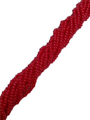 MOSTACILLAS CHECA ROCALLA DARK RED 8/0 APROX. 38 GRAMOS
