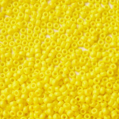 MOSTACILLA ROCALLA 11/0 AMARILLO OPACO 0404
